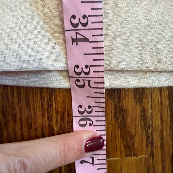 Hutch for Anthropologie Mid Length Open Back Dress Cream Pink Size Small - Picture 8 of 9